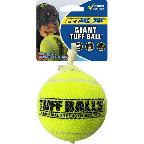 Giant Tuff Ball 1 count (4"D) by Petsport USA