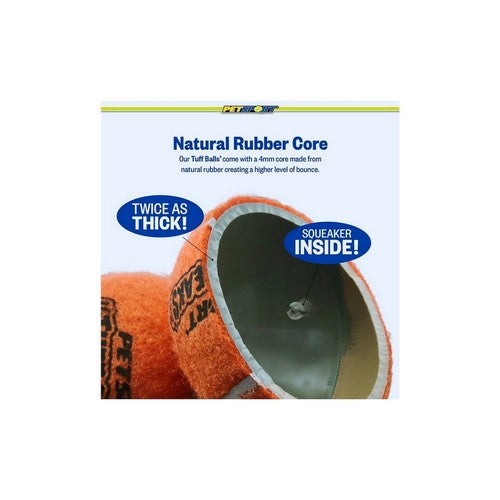 Petsport USA, Jr. Tuff Ball Squeak Dog Toy, 3 Pack