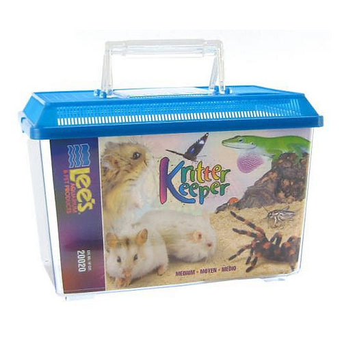Kritter Keeper with Lid Medium - 11.75"L x 6.75"W x 8"H by Lee's