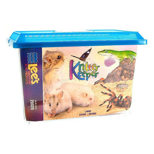 Kritter Keeper with Lid Large - 14.5"L x 8.75"W x 9.75"H by Lee's