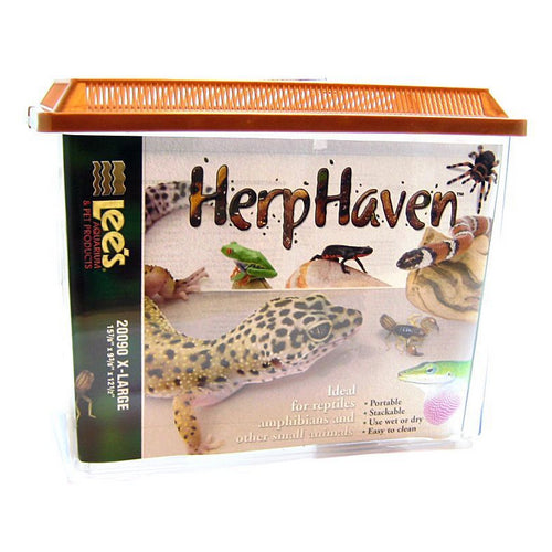 HerpHaven Terrarium - Rectangular X-Large - 15.75"L x 9.47"W x 12.5"H by Lee's