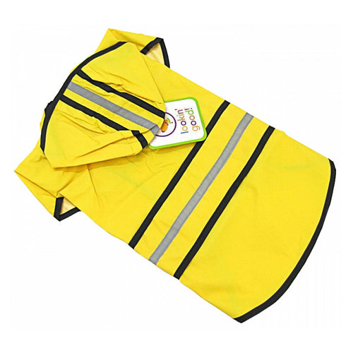 Rainy Day Dog Slicker - Yellow Medium(14"-19" From Neck Base to Tail) by Fashion Pet