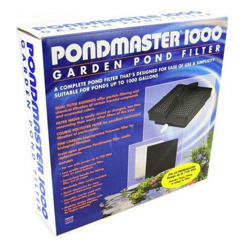 Pondmaster, 1000 Garden Pond Filter Only, 700 GPH - Up to 1,000 Gallons