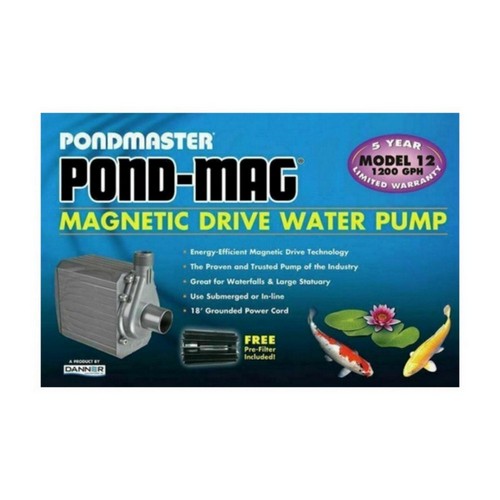 Danner, Pondmaster Pond-Mag Magnetic Drive Water Pump Black, 1 Each