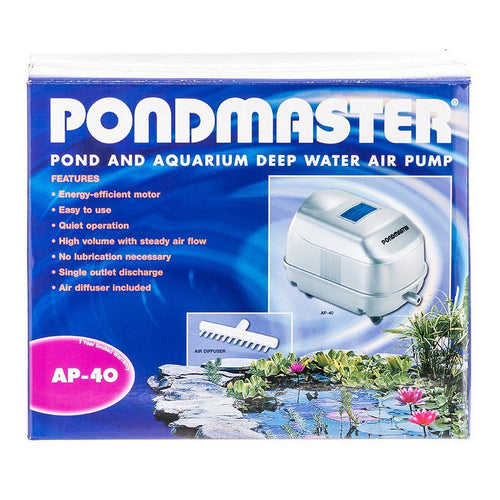 Pondmaster, Pond & Aquarium Deep Water Air Pump, AP 40 (5,000 Gallons - 2,900 Cubic Inches per Minute)