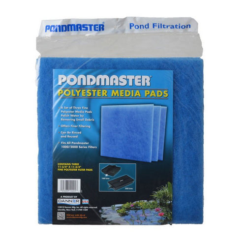 Fine Polyester Media 12" Long x 12" Wide (3 Pack) by Pondmaster