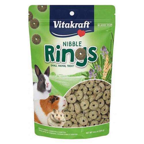 Vitakraft, Nibble Rings for Small Animals, 11 oz