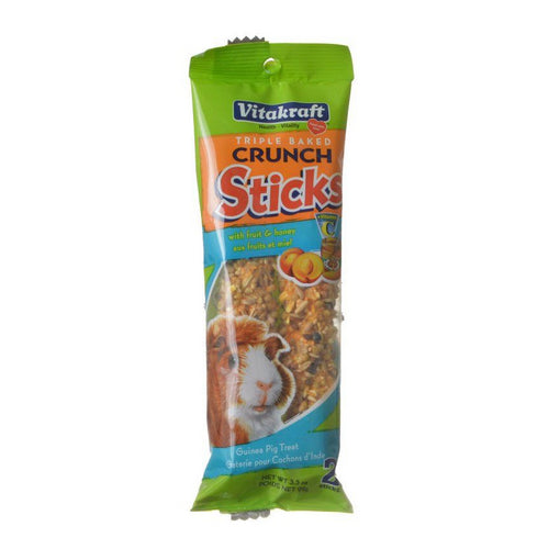 Crunch Sticks Guinea Pig Treat - Fruit & Honey 2 Pack - (3.5 oz) by Vitakraft