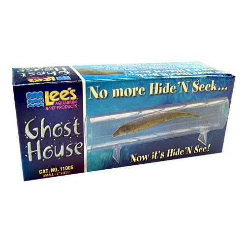 Ghost Fish House Aquarium 2 Small - 6" Long by Lee's