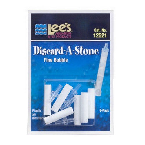 Lee's, Discard-A-Stone Fine Bubble, 6 Pack