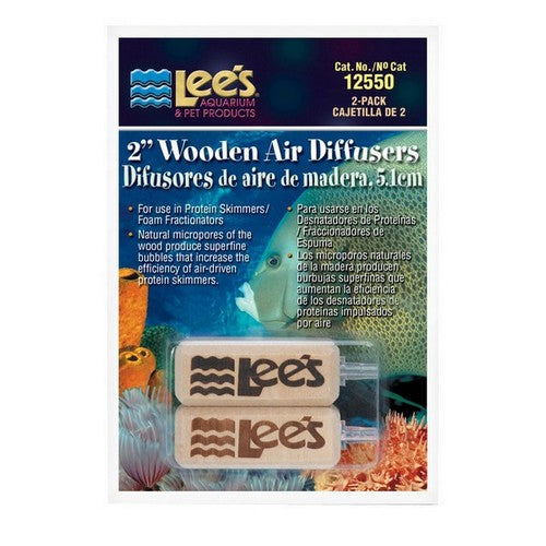 Lee's, Wooden Air Diffuser Tan 2 Inches, 2 Pieces