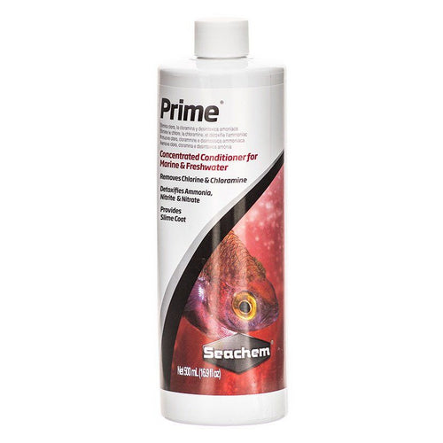 Prime Water Conditioner F/W &S/W 500 ml (16.9 oz) by Seachem