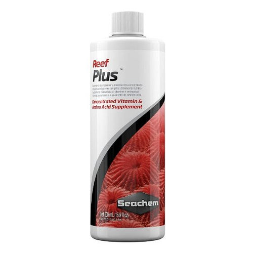 Seachem, Reef Plus Concentrated Vitamin & Amino Acid Supplement, 17 oz