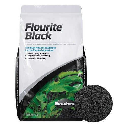 Flourite Black Aquarium Substrate 15.4 lbs by Seachem