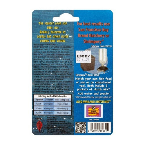 San Francisco Salt Co, Brine Shrimp Eggs, 6 Grams