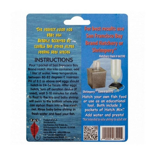 San Francisco Salt Co, Brine Shrimp Hatch Kit, .61 oz each (3 Pack)