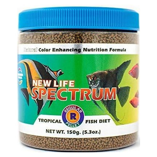 New Life Spectrum, Tropical Fish Food Regular Sinking Pellets, 150 g