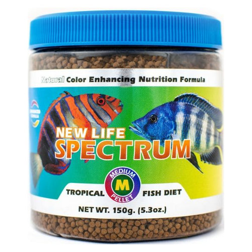 New Life Spectrum, Tropical Fish Food Medium Sinking Pellets, 150 g