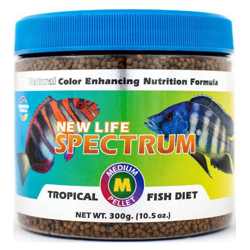 New Life Spectrum, Tropical Fish Food Medium Sinking Pellets, 300 g