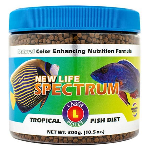 New Life Spectrum, Tropical Fish Food Large Sinking Pellets, 300 g