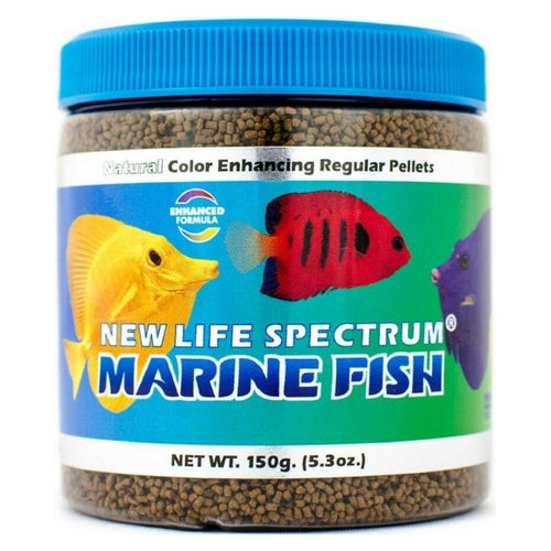 New Life Spectrum, Marine Fish Food Regular Sinking Pellets, 150 g