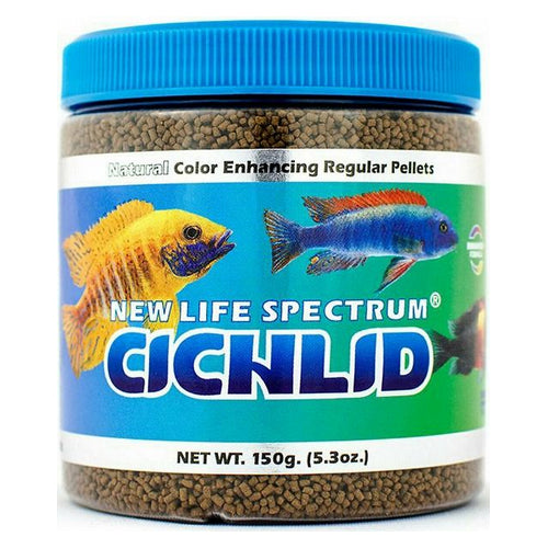 New Life Spectrum, Cichlid Food Regular Sinking Pellets, 150 g