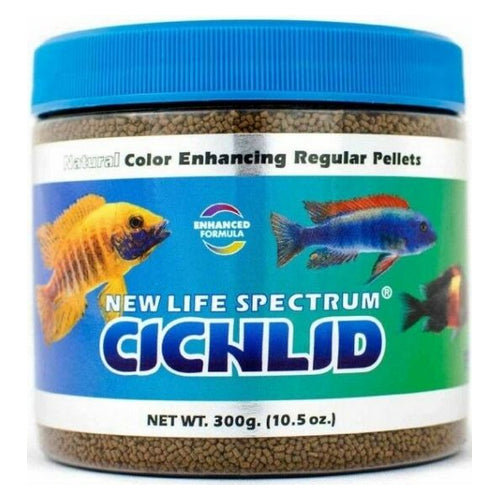 New Life Spectrum, Cichlid Food Regular Sinking Pellets, 300 g