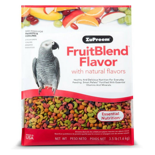 FruitBlend Flavor Bird Food for Parrots & Conures 3.5 lbs by ZuPreem