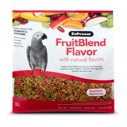 FruitBlend Flavor Bird Food for Parrots & Conures 12 lbs by ZuPreem