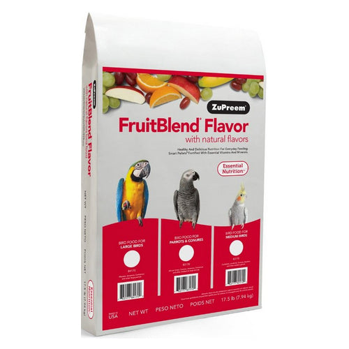 FruitBlend Flavor Bird Food for Parrots & Conures 17.5 lbs by ZuPreem