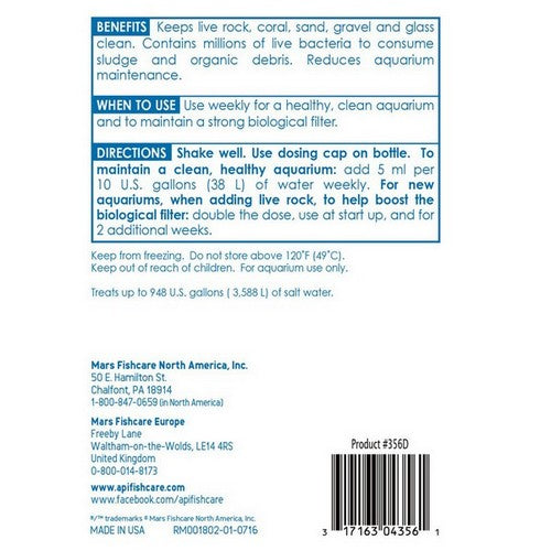 API, API Marine Stress Zyme Bacterial Cleaner, 16 oz