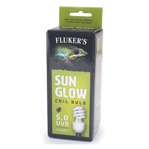 Flukers Sun Glow Tropical Fluorescent 5.0 UVB Bulb 13 watt by Flukers