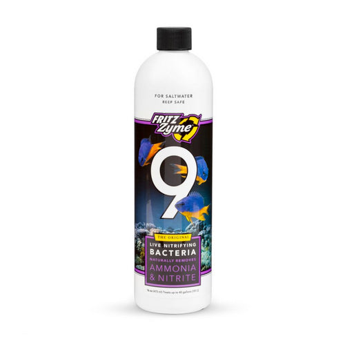 Fritz Aquatics 9 Nitrifying Bacteria for Saltwater Aquariums 16 oz by Fritz Aquatics