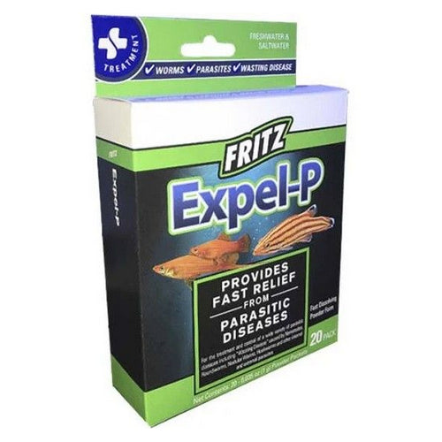 Fritz Aquatics, Fritz Aquatics Expel-P Parasitic Disease Treatment, 20 count