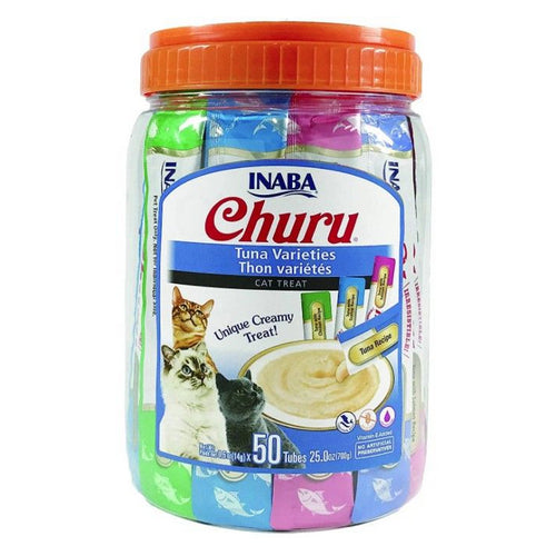 Inaba Churu Tuna Varieties Creamy Cat Treat 50 count by Inaba