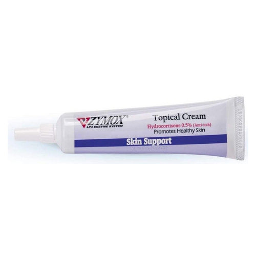 Zymox, Zymox Skin Support Topical Cream with Hydrocortisone for Dogs and Cats, 1 oz