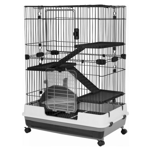 AE Cage Company Nibbles Deluxe 4 Level Small Animal Cage 39"L x 26"W x 43"H 1 count by A&E Cage Company