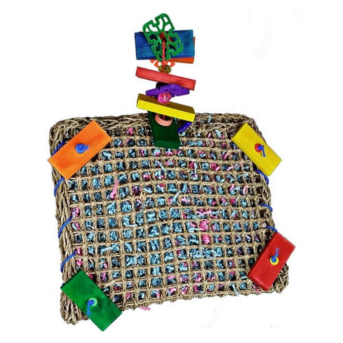 AE Cage Company Happy Beaks Vine Mat Forage Pouch for Birds 1 count by A&E Cage Company