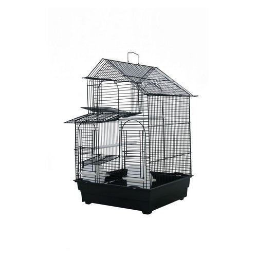 AE Cage Company House Top Bird Cage Assorted Colors 16"x14"x23" 1 count by A&E Cage Company