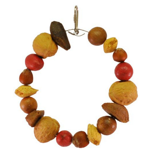 A&E Cage Company, AE Cage Company Happy Beaks Mixed Nut Ring Tropical Delight, 1 count
