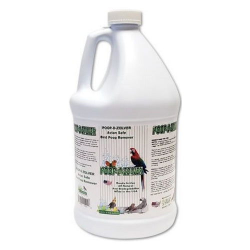 AE Cage Company Poop D Zolver Bird Poop Remover Lime Coconut Scent 1 gallon by A&E Cage Company