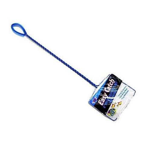 Blue Ribbon Pet Easy Catch Sof and Fine Mesh Aquarium Net with Extra Long Handle 1 count (6"W Net) by Blue Ribbon Pet Products