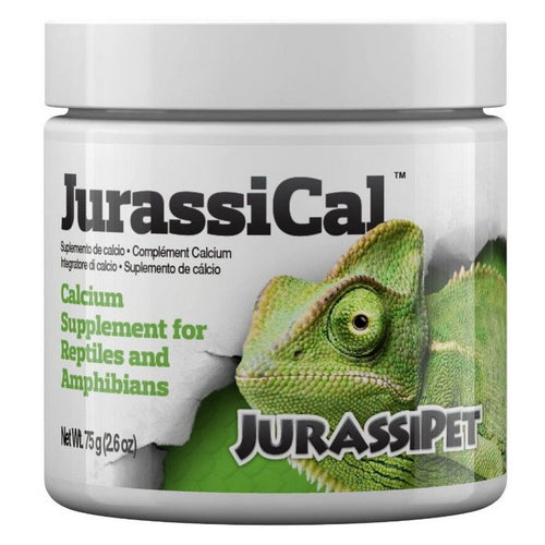 JurassiPet JurassiCal Reptile and Amphibian Dry Calcium Supplement 2.6 oz by JurassiPet