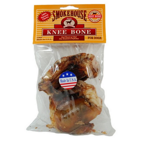 Smokehouse, Smokehouse Knee Bone Natural Dog Treat, 2 count