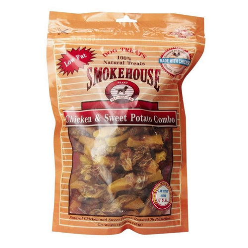 Smokehouse Chicken and Sweet Potato Combo Natural Dog Treat 16 oz by Smokehouse