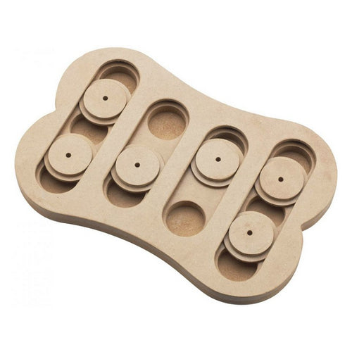 Spot, Spot Seek-A-Treat Shuffle Bone Interactive Dog Treat and Toy Puzzle, 1 count