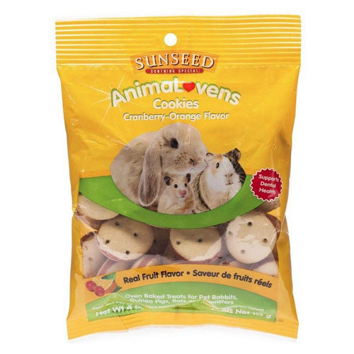Sunseed, Sunseed AnimaLovens Cranberry Orange Cookies for Small Animals, 4 oz