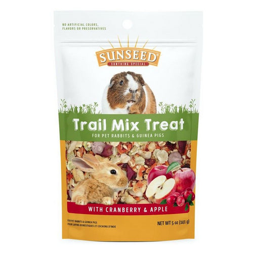 Sunseed, Sunseed Trail Mix Treat with Cranberry and Apple for Rabbits and Guinea Pigs, 5 oz