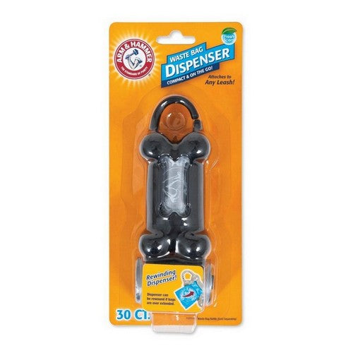 Arm & Hammer, Arm and Hammer Waste Bag Bone Dispenser Assorted Colors, 1 count