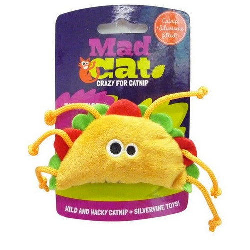 Mad Cat, Mad Cat Tabby Taco Cat Toy, 1 count